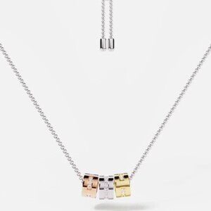 APM Monaco Morse Code Adjustable Necklace